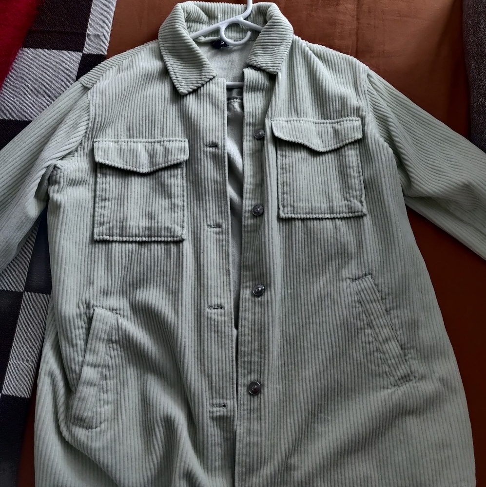 H&M Mint Green Overshirt